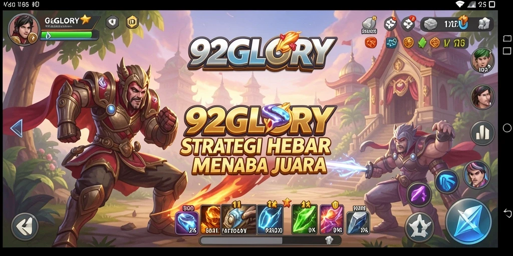 Tampilan gameplay <strong>92GLORY</strong> yang seru dalam pertempuran strategi.