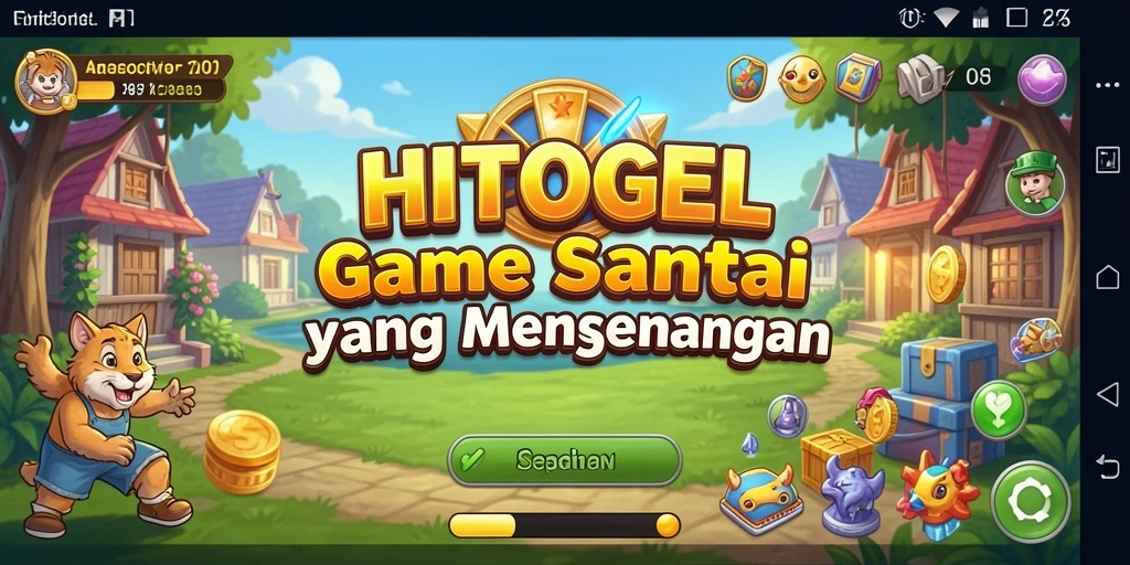 Tampilan gameplay <strong>HITOGEL</strong> yang seru dan menantang.