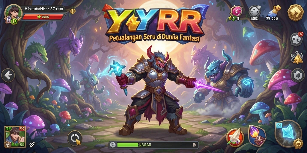 Gameplay YYRR yang menegangkan dalam dunia petualangan yang menakjubkan.